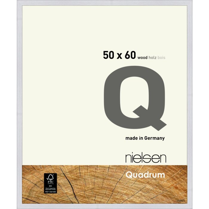 Nielsen Wooden Snap Frame Quadrum 50x60 cm Snow White