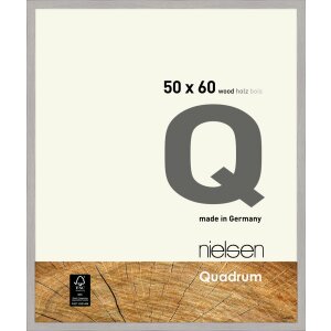 Nielsen wooden clip-on frame Quadrum 50x60 cm cement grey