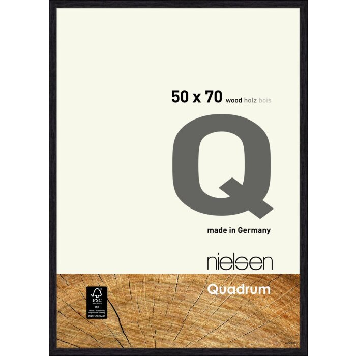 Nielsen Wooden Changing Frame Quadrum 50x70 cm raven black