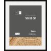 Nielsen Wooden Picture Frame Skava Black 50x60 cm with Passepartout 40x50 cm