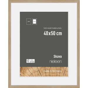 Nielsen Wooden Picture Frame Skava oak 40x50 cm with...