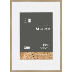 Nielsen Wooden Picture Frame Skava oak 42x59,4 cm with...