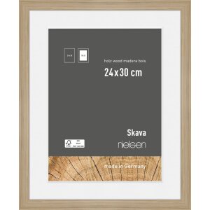 Nielsen Wooden Picture Frame Skava oak 24x30 cm with...