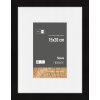 Nielsen Wooden Picture Frame Skava Black 15x20 cm with Passepartout 9x13 cm