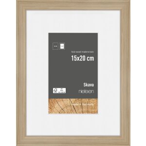 Nielsen Wooden Picture Frame Skava oak 15x20 cm with...