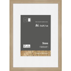 Nielsen Wooden Picture Frame Skava oak 21x29,7 cm with...