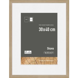 Nielsen Wooden Picture Frame Skava oak 30x40 cm with...