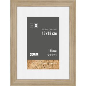 Nielsen Wooden Picture Frame Skava oak 13x18 cm with...