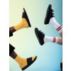 EatMySocks double pack of crew socks Spicy Noodles