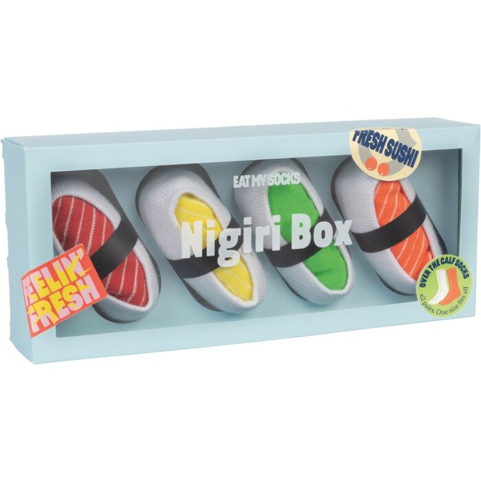 EatMySocks double pack long socks Nigiri Box