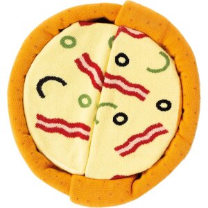 EatMySocks double pack of crew socks Napoli Pizza Full