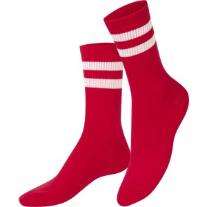 EatMySocks double pack of crew socks Ketchup & Mustard