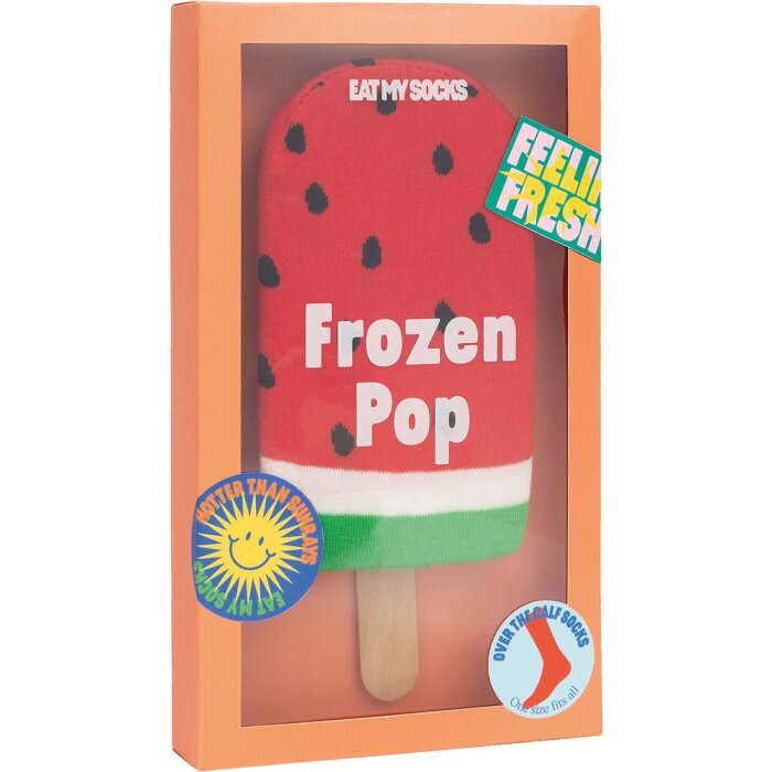 EatMySocks Crew Socks Frozen Pop Watermelon