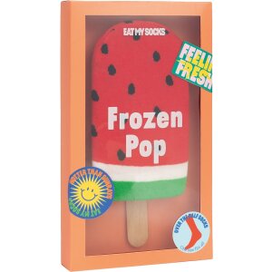 EatMySocks Crew Socks Frozen Pop Watermelon