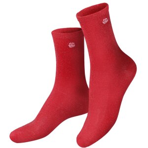 EatMySocks Short Socks Pretty Rose Red