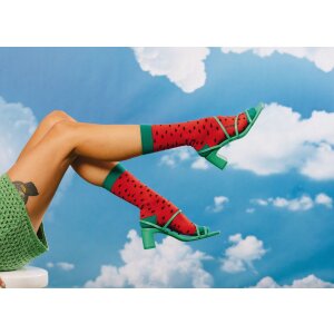 EatMySocks Long Sock Fresh Watermelon