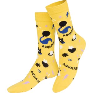 EatMySocks Crew socks Zodiac Aquarius zodiac sign Aquarius