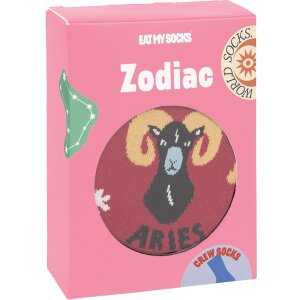 EatMySocks crew socks zodiac sign Aries