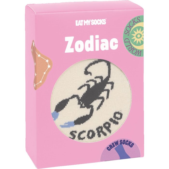 EatMySocks crew socks star sign Scorpio