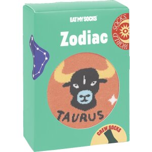 EatMySocks crew socks zodiac sign Taurus