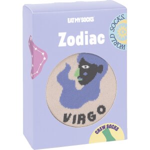 EatMySocks crew socks zodiac sign Virgo