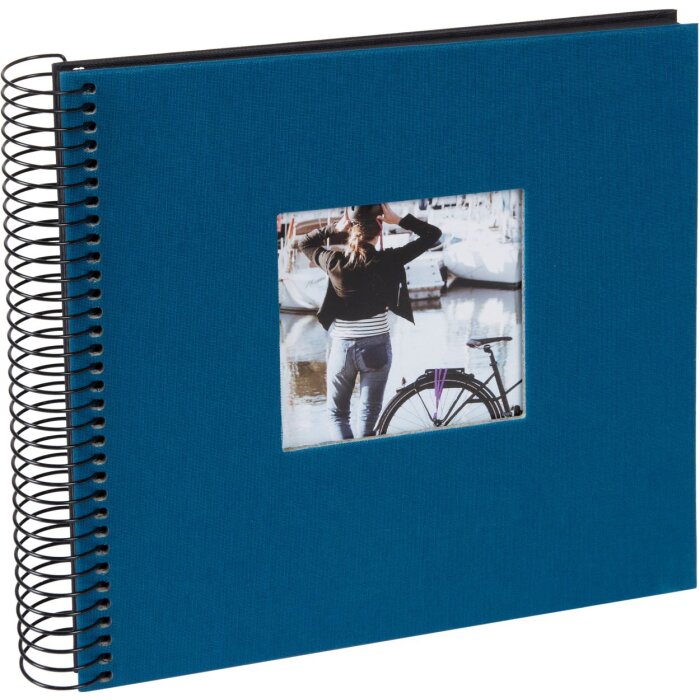 Goldbuch spiral album Bella Vista petrol 20x20 cm 40 black pages