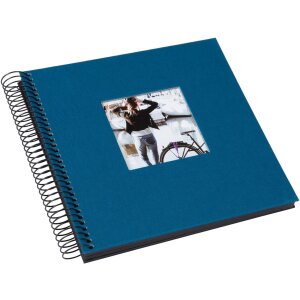 Goldbuch spiral album Bella Vista petrol 20x20 cm 40 black pages