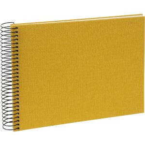 Goldbuch spiral album Bella Vista mustard 24x17 cm 40...