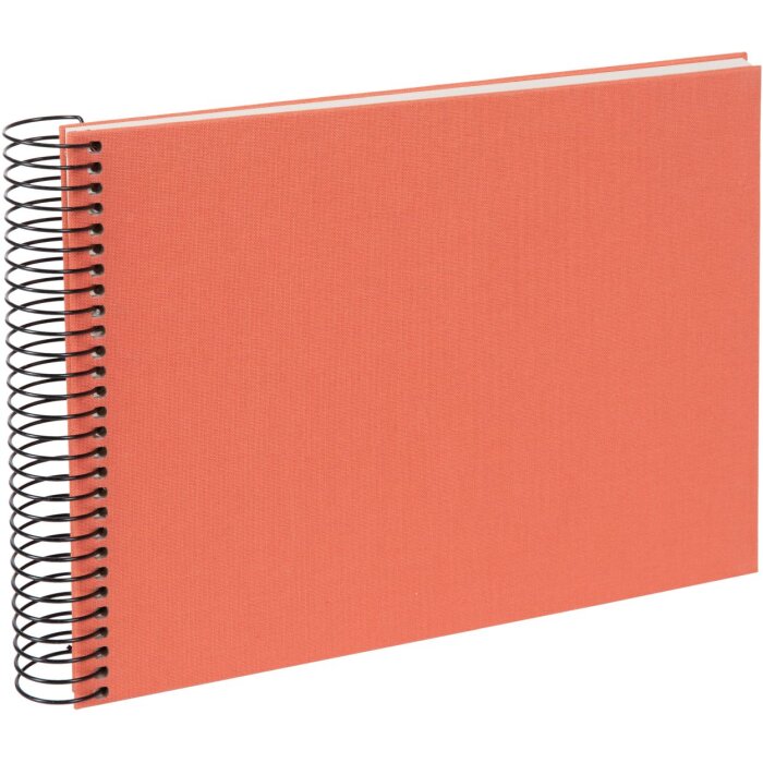 Goldbuch spiral album Bella Vista salmon 24x17 cm 40 white pages