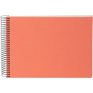 Goldbuch spiral album Bella Vista salmon 24x17 cm 40 white pages