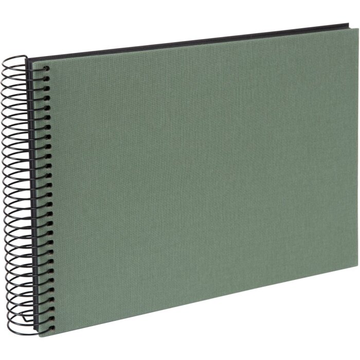 Goldbuch spiral album Bella Vista Artichoke 24x17 cm 40 black pages