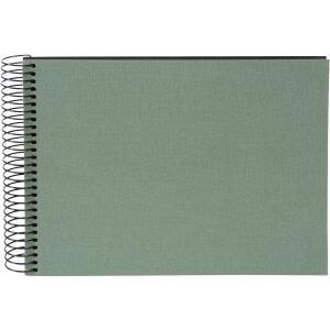 Goldbuch spiral album Bella Vista Artichoke 24x17 cm 40 black pages