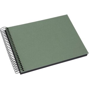 Goldbuch spiral album Bella Vista Artichoke 24x17 cm 40 black pages