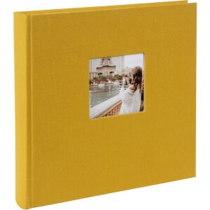 Goldbuch photo album Bella Vista mustard 25x25 cm 60...