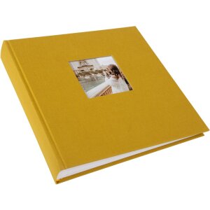 Goldbuch photo album Bella Vista mustard 25x25 cm 60 white pages