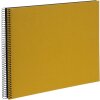 Goldbuch spiral album Bella Vista mustard 35x30 cm 40 black pages