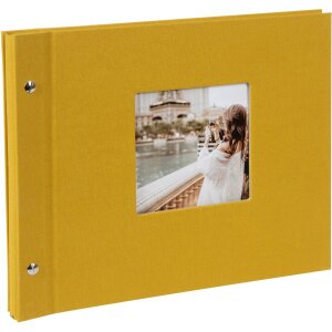 Goldbuch screw-top album Bella Vista mustard 30x25 cm 40...