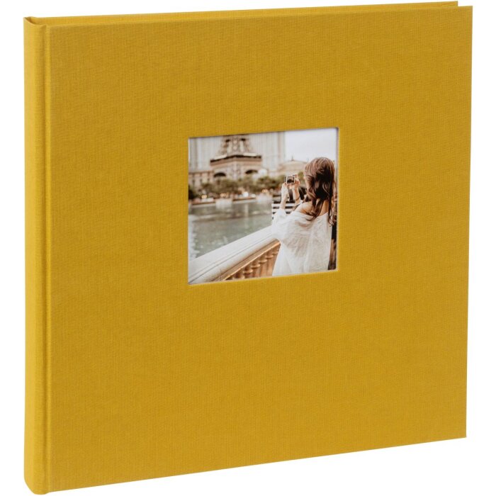 Goldbuch photo album Bella Vista mustard 30x31 cm 60 white pages