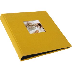 Goldbuch photo album Bella Vista mustard 30x31 cm 60 black pages