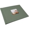 Goldbuch screw-top album Bella Vista Artichoke 39x31 cm 40 black pages