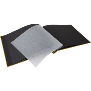 Goldbuch screw-top album Bella Vista mustard 39x31 cm 40 black pages