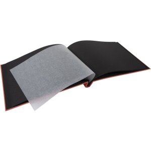 Goldbuch screw-top album Bella Vista salmon 39x31 cm 40 black pages