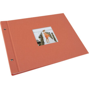 Goldbuch screw-top album Bella Vista salmon 39x31 cm 40 white pages