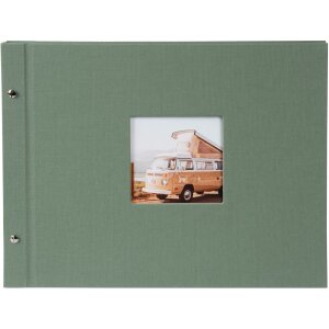 Goldbuch screw-top album Bella Vista artichoke 39x31 cm 40 white pages