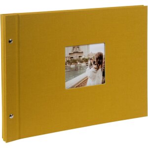 Goldbuch screw-top album Bella Vista mustard 39x31 cm 40...