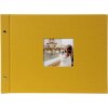 Goldbuch screw-top album Bella Vista mustard 39x31 cm 40 white pages