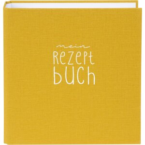 Goldbuch recipe folder Bella Vista mustard 21x24 cm