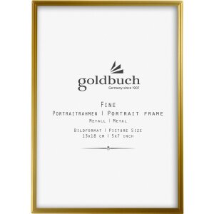 Goldbuch metal picture frame Fine gold 13x18 cm