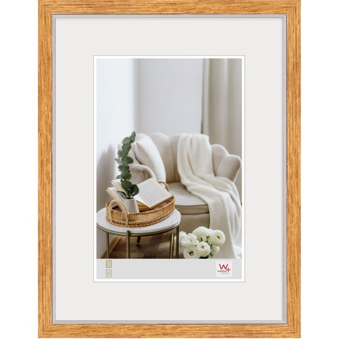 Walther MDF wooden frame Hygge 10x15 cm oak