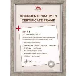 Walther MDF wooden frame Hygge 21x29.7 cm grey